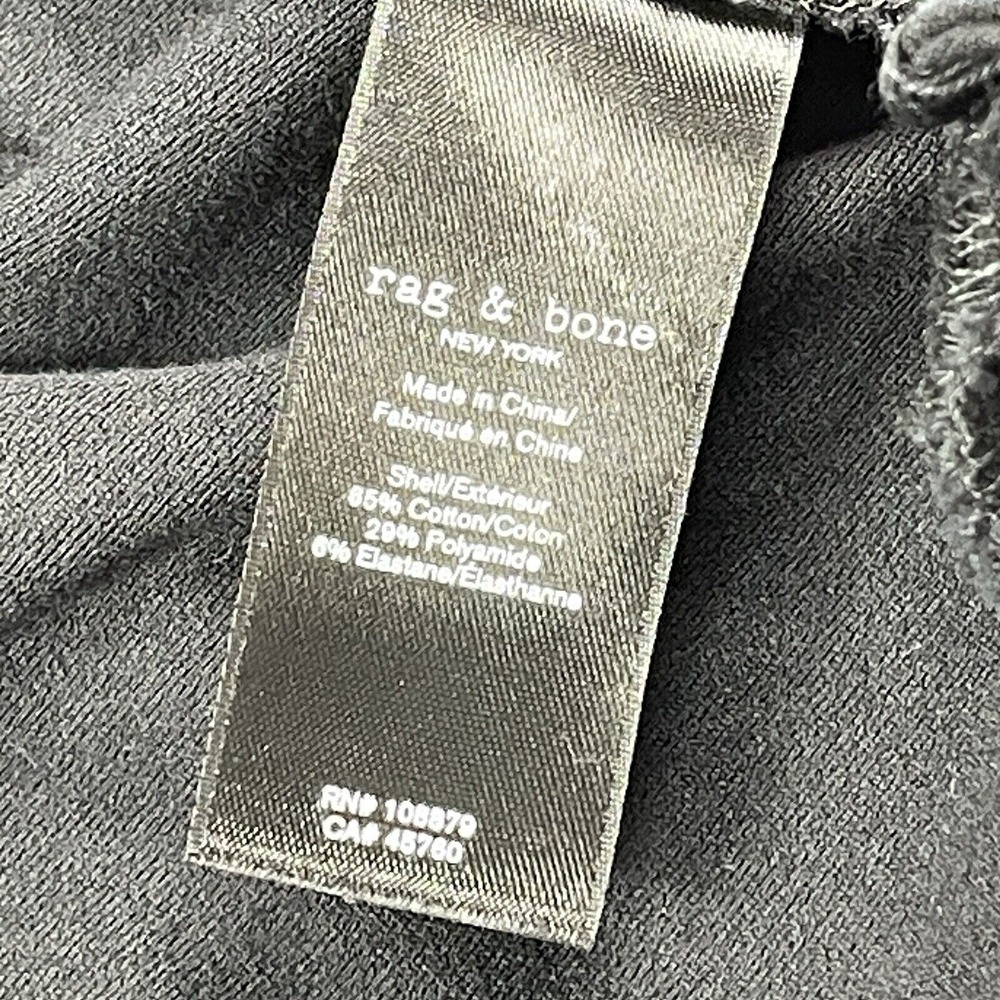 Rag & Bone Pants Womens 4 Black Corporate Career Ladies Workwear Ankle Zippers - Picture 12 of 14
